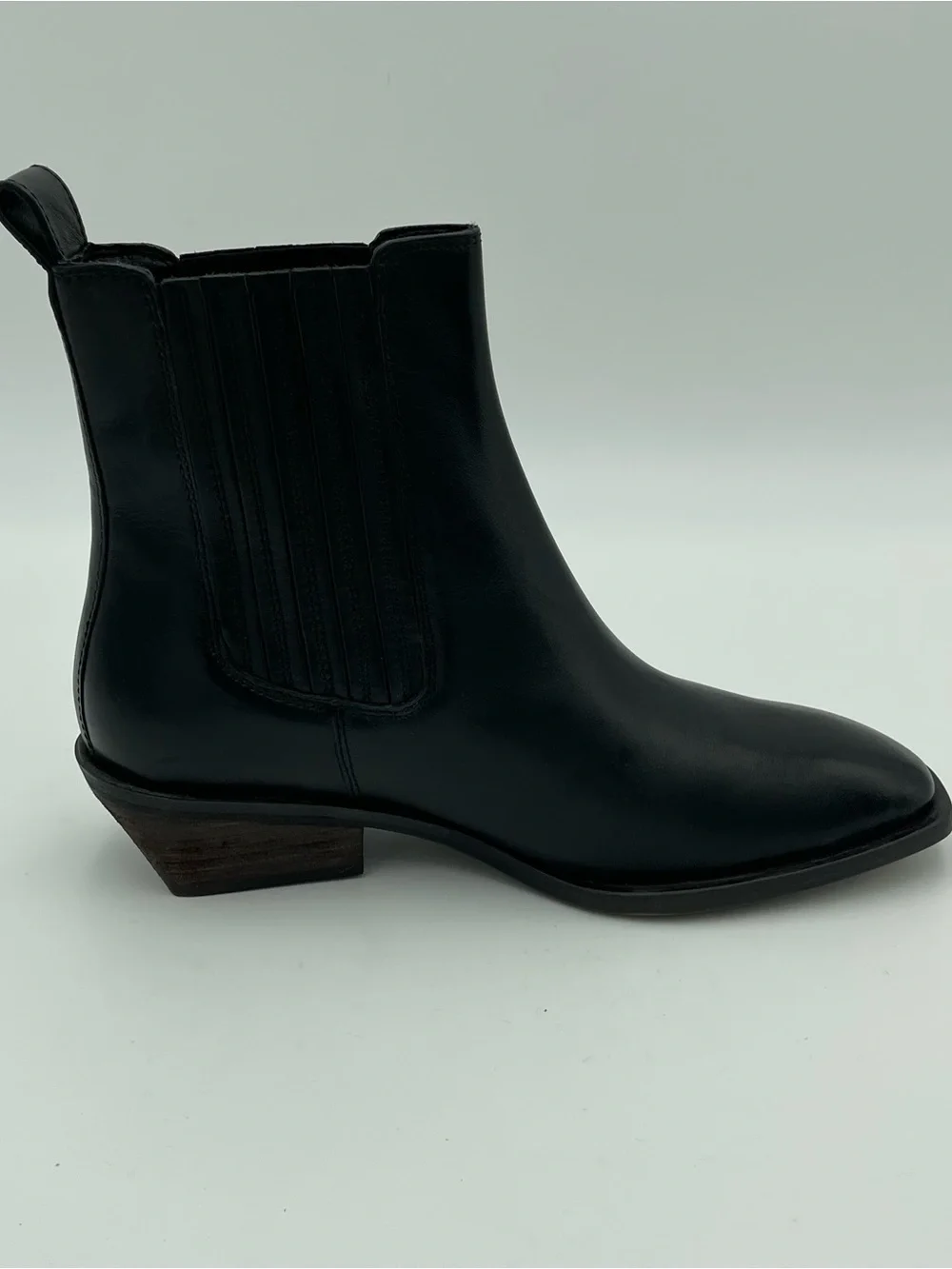 Seychells SZ 6.5 Black Leather Hold Me Down Western Boots-MSRP $179